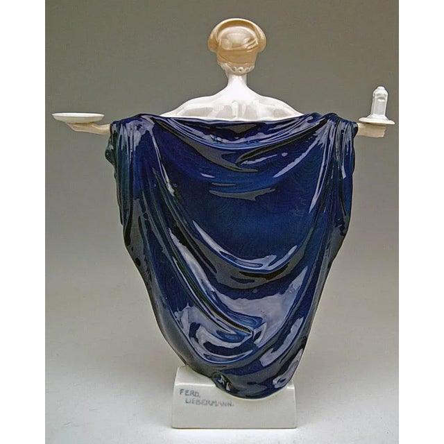 Temple Figurine attributed to F. Liebermann for Rosenthal, Germany, 1914 For Sale - Image 5 of 8