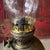 Brass 1900s Victorian Brass Oil Lamp With Ornate Base & Clear Glass Chimney For Sale - Image 8 of 12