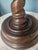 Brown Vintage Barley Twist Floor Lamp Table For Sale - Image 8 of 12