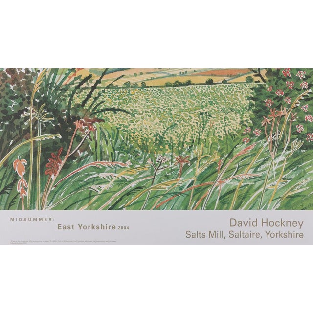 A Gap in the Hedgerow Poster after David Hockney For Sale - Image 3 of 6