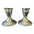 Vintage Sterling Silver Weighted Duchin Candlesticks a Pair For Sale