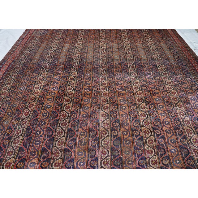 Fine Antique Tribal Qashqai Rug 8'4'' X 15'4'' For Sale In New York - Image 6 of 11
