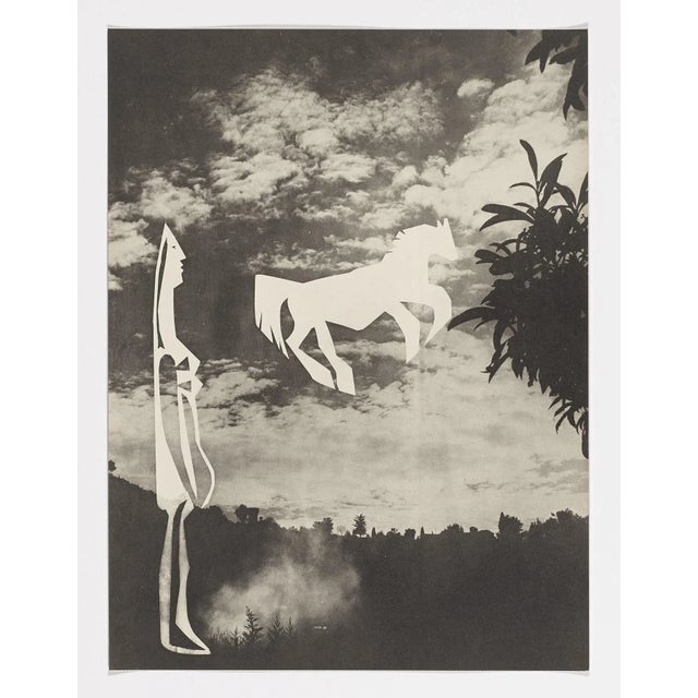 Black Pablo Picasso, Diurnes "La femme au cheval", 1962, offset lithograph For Sale - Image 8 of 8