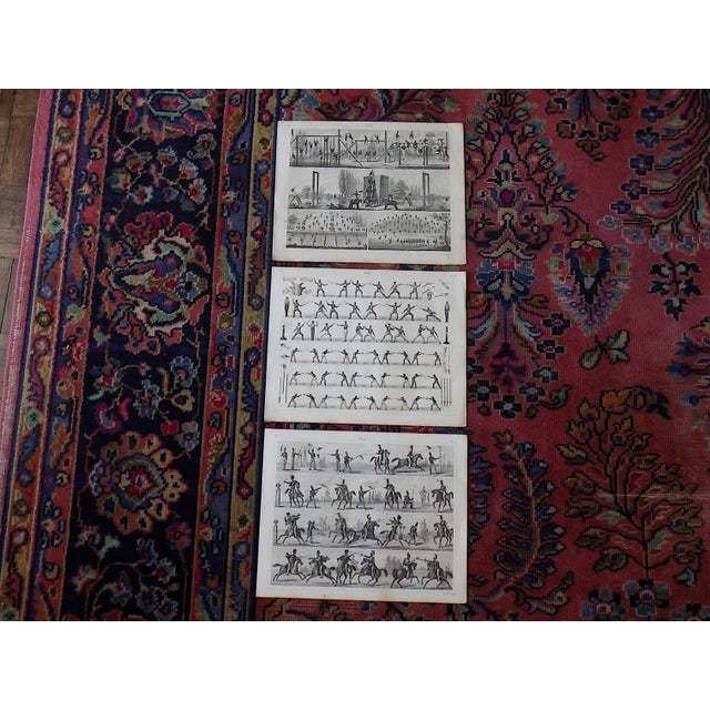 Mid 19th Century Antique 19th Century Military Training Lithographs - a Pair For Sale - Image 5 of 6