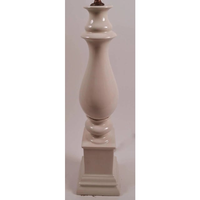 Blanc De Chine Baluster Form Ceramic Lamp For Sale - Image 4 of 7