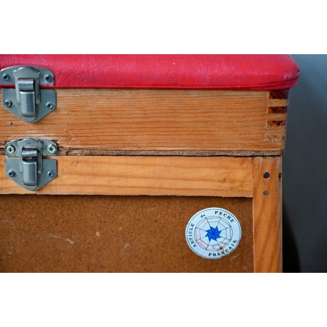 Beige Vintage French Fisherman's Stool For Sale - Image 8 of 11