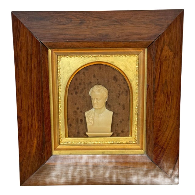 Wax Portrait of William Motherwell, Scottish Poet (1797-1835) by John Fillans For Sale