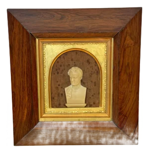 Wax Portrait of William Motherwell, Scottish Poet (1797-1835) by John Fillans
