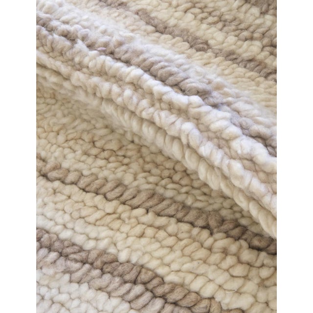 Moroccan Kilim Beni Ourain Rug - 5.2 X 3.2 Ft For Sale - Image 9 of 9