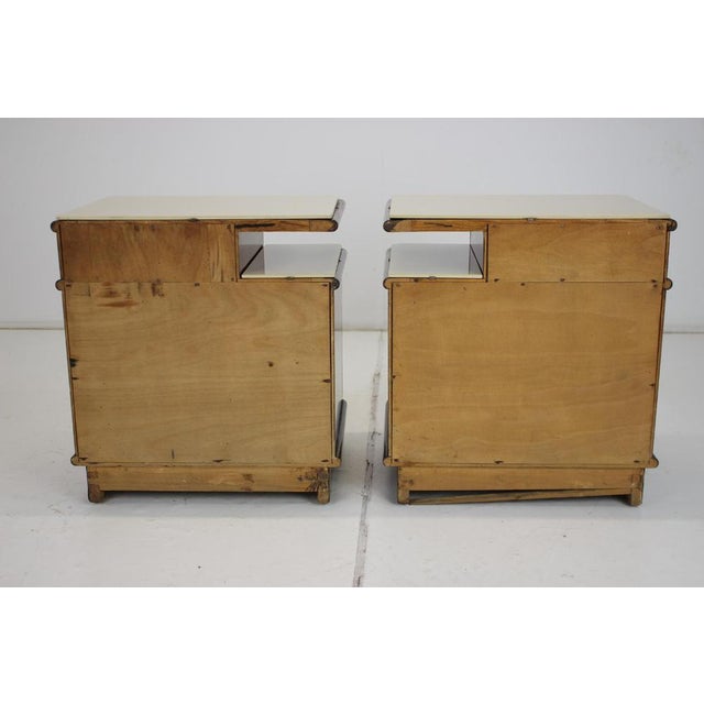 Bedside Tables, Czechoslovakia, 1945s, Set of 2 For Sale - Image 14 of 18