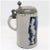 Traditional German Westerwald Walzenkrug Stoneware Pewter Mounted Tankard For Sale - Image 3 of 10