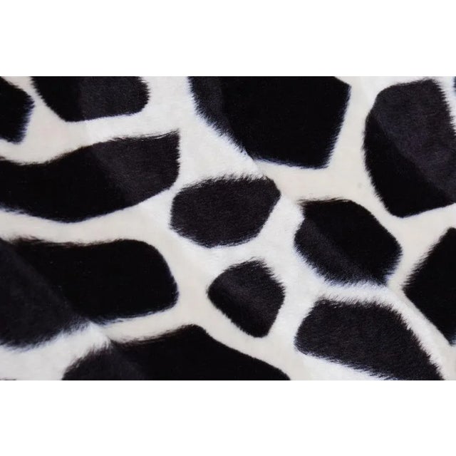 1950s Wingchair with mitation Giraffe Fur from Miroslav Navratil, Czechia, 1950s For Sale - Image 5 of 13