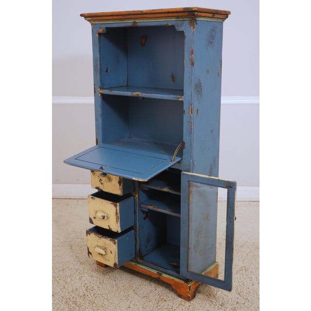 Age: Approx: 20 Years Old Details: Great For Shore Home Glass Door & Fall Front Desk Condition: Excellent Original Finish...