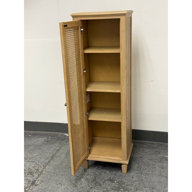 Wood Pottery Barn Sausalito Storage Cabinet For Sale - Image 7 of 12