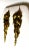 This is part of Chairish’s Costume Jewelry assortment. Sculptural Brass leaf earrings designed in Etruscan Revival style....