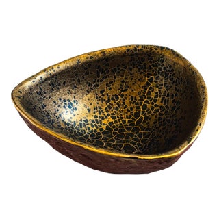MCM Triangular Pottery Bowl For Sale