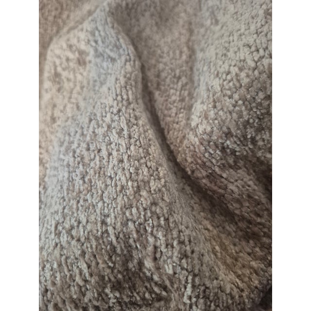 Scalamandre Beige Boucle Heavy Upholstery Fabric- 2 Yards For Sale - Image 10 of 10