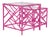Chippendale Nesting Tables - Bright Pink For Sale