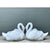 Off-white Vintage Cast Concrete Swan Planters - Pair For Sale - Image 8 of 12