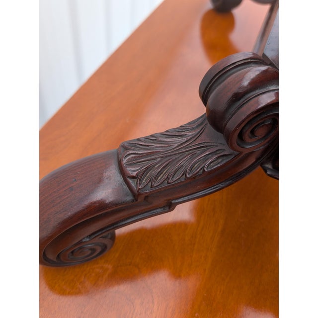 Vintage Ornate Victorian Mahogany Dressing Table Mirror For Sale In Washington DC - Image 6 of 11