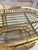 Franco Albini Mid-Century Italian Rattan and Bamboo Bar Cart in the Manner of Franco Albini For Sale - Image 4 of 12