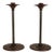 Pair of Antique Roycroft Arts & Crafts Copper Candlesticks Signed C1920 For Sale