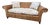 Vintage Palecek Rattan Loveseat/Sofa For Sale