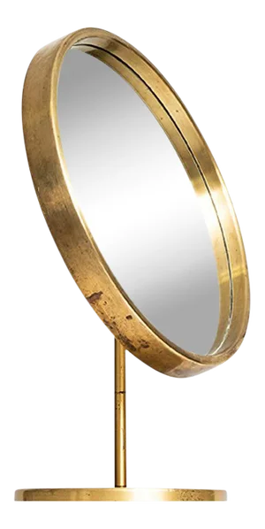 Scandinavian Modern Table Mirror, 1950s