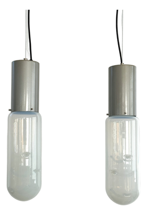 Italian Ata Pendant Lights by Giusto Toso for Leucos, 1970s, Set of 2