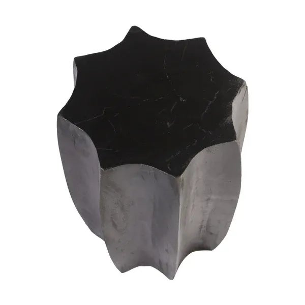 Octagon Black Accent or Side Table or Stool of Stool For Sale - Image 4 of 6