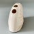 A vintage hand-painted ceramic vase in a sculptural nautilus shell form. Designed with multiple stem openings, ideal for...