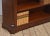 Wood Open Bookcase in Mahogany with Mirror Back For Sale - Image 7 of 14