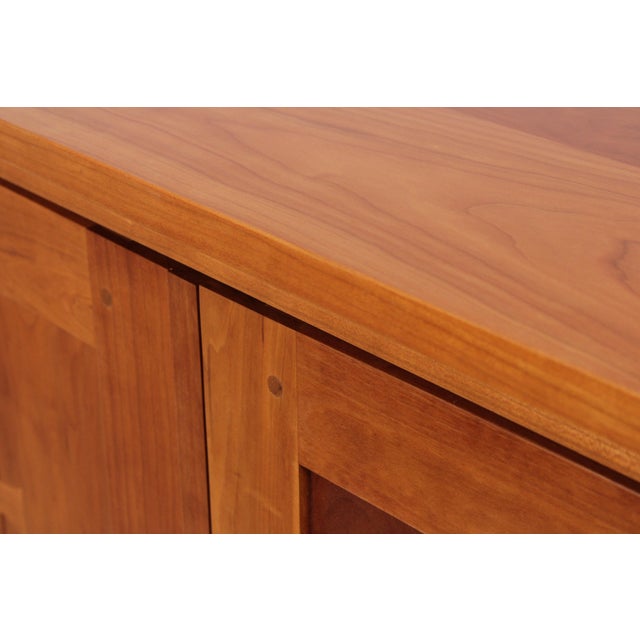 Stickley Mission Cherry Tv Entertainment Unit For Sale - Image 14 of 18