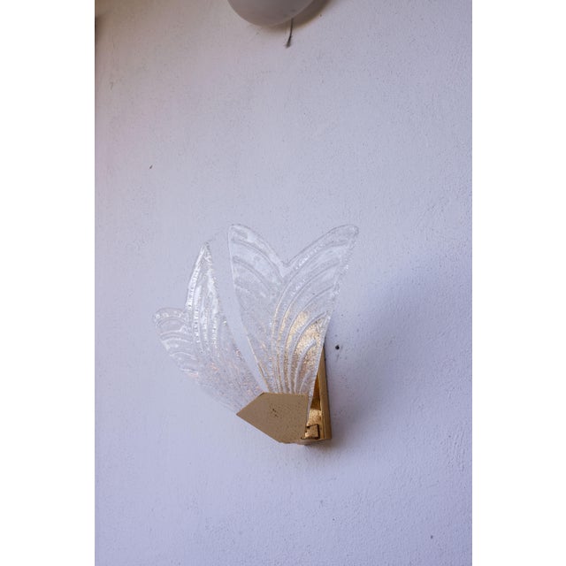 1970s Sorrento Murano Glass Ceiling Light and Wall Lights - 6 Piece Set For Sale - Image 10 of 12