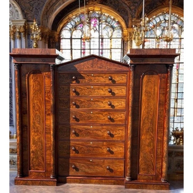 Large William IV Mahogany Chest of Drawers and Cupboards For Sale - Image 13 of 13