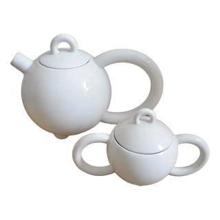Postmoder Tea Set by Matteo Thun for Arzberg, 1980s, Set of 2 For Sale