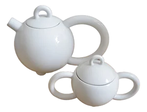 Postmoder Tea Set by Matteo Thun for Arzberg, 1980s, Set of 2