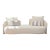 Serene Outdoor Arm Chair – Cream Bouclé All-Weather Lounge Seating For Sale