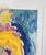 Contemporary Abstract Blue and Yellow Painting For Sale - Image 4 of 6