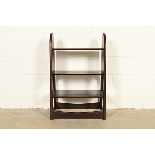 Mission Limbert Antique Mission Oak Arts & Crafts Bookcase or Magazine Stand, Circa 1910 For Sale - Image 3 of 11