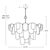Regina Andrew Echo Glass Chandelier, Polished Nickel For Sale In Detroit - Image 6 of 7