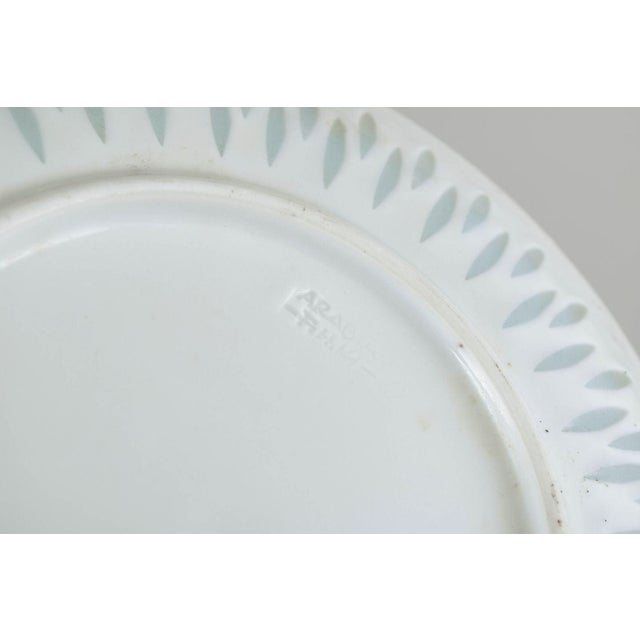 Salad and Dessert Plates in Porcelain by Friedl Holzer-Kjellberg for Arabia, 1970s, Set of 6 For Sale - Image 3 of 5