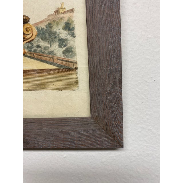 Antique Original Abraham Munting "Potted Cactus Opuntia Major Angustifolia" Hand Colored Botanical Print Woodcut on Paper, Framed For Sale - Image 9 of 11