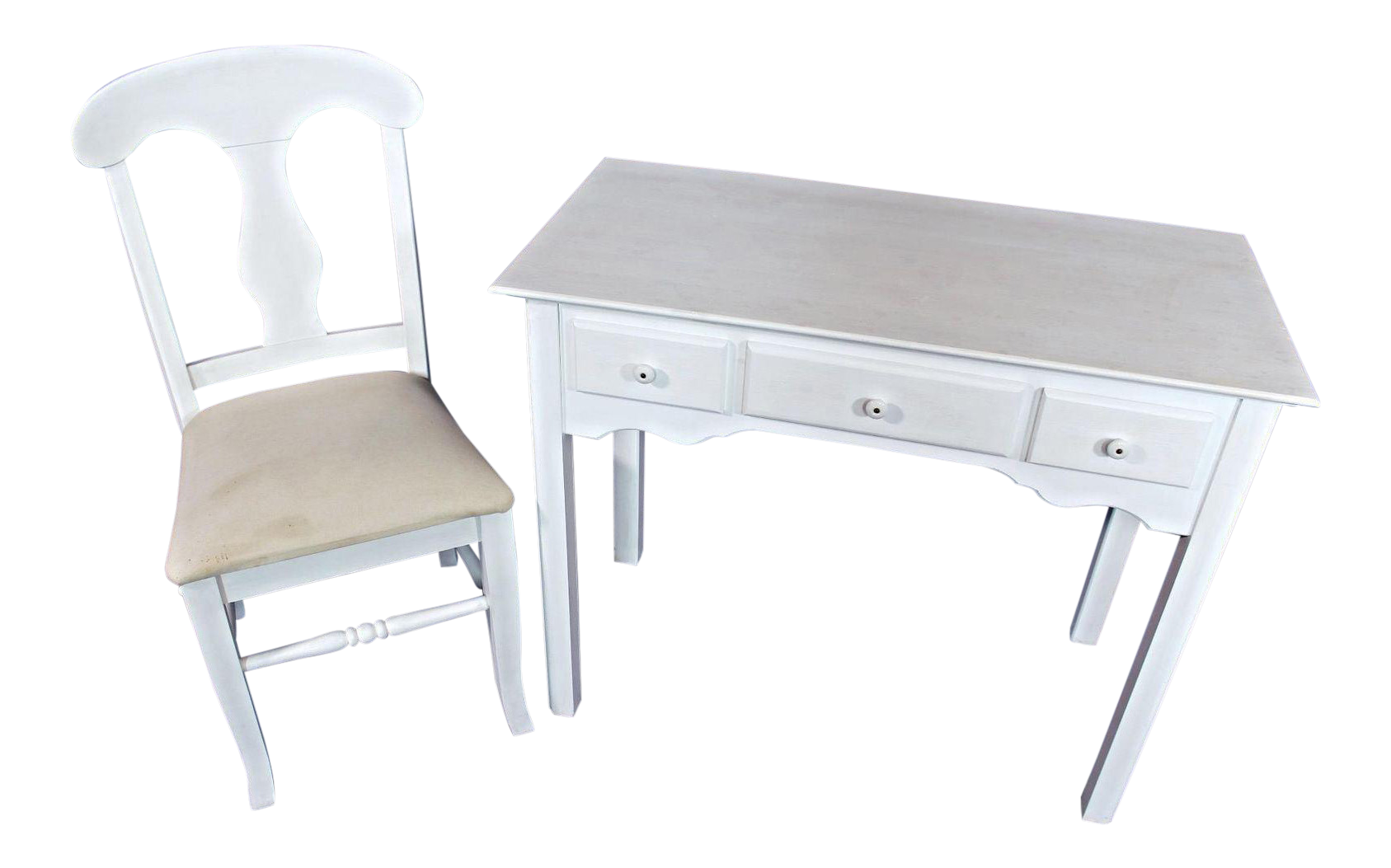 childrens desk white