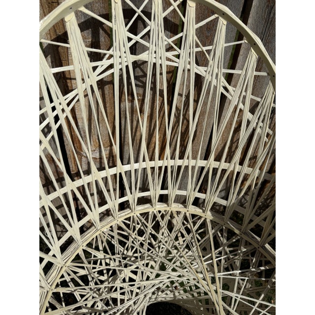 Rare Set of 4 Vintage 1960s Russell Woodard Fiberglass Spun Armchairs For Sale - Image 10 of 12