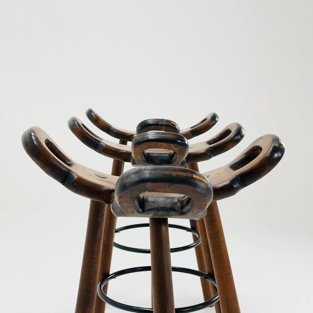 Mid-Century Brutalist Bar Stool, 1960s For Sale - Image 5 of 11