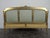 Napoleon III Louis XVI Style Sofa in Gilded Wood For Sale - Image 3 of 12