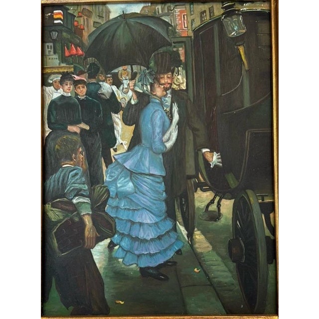Tissot James Jacques, After the Bridesmaid La Femme Paris, 1890s, Oil Painting For Sale - Image 13 of 13