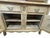 Ecru French Provincial Bleached Oak Buffet À Deux Corps Cabinet With Carved Fruit Basket Doors For Sale - Image 8 of 12