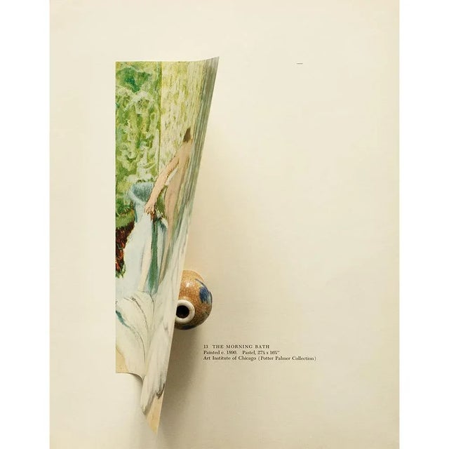 Edgar Degas 1950s After Edgar Degas "The Morning Bath", First Edition Full-Color Vintage Print For Sale - Image 4 of 8